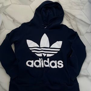 Adidas Adicolor Trefoil Hoodie -navy blue